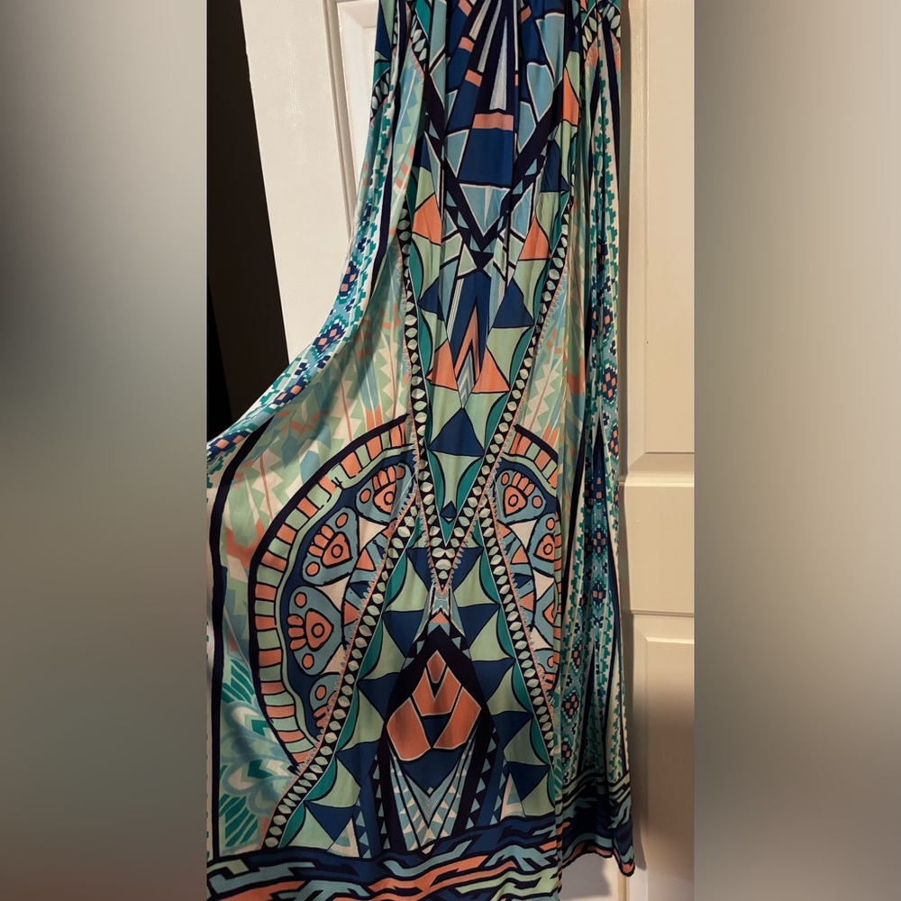 Peace Love California Multicolor Maxi Dress